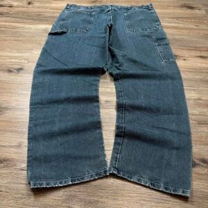 vintage dark wash wrangler baggy for carpenter denim jeans